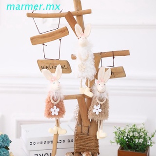 mar1 lindo conejo de alpaca conejito colgante adorno para decoración de pascua feliz fiesta de pascua decoración