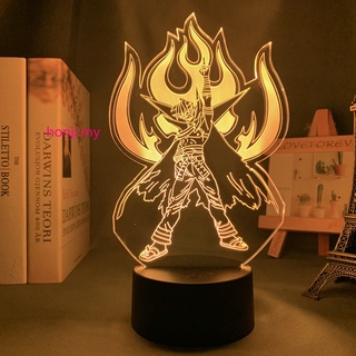 Anime Led Light Gurren Lagann Kamina Figure Nightlight for Bedroom Decor Nightlight Manga Gift Room Led Night Lamp 3d
