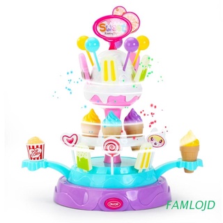 famlojd helado juguete té postres juego de rol tienda fiesta de cumpleaños regalo juguetes helado juego de alimentos juguete para niñas niños pequeños