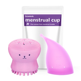 Cepillo de limpieza para mujer, copa menstrual para mujer, higiene femenina de silicona médica, esterilizador de taza menstrual