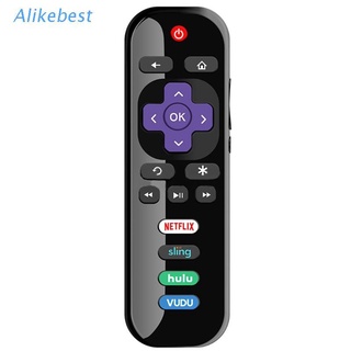 ALIK Wireless IR Remote Control For TCL Roku TV RC280 28S3750 32S3750 Side Button Compatible Durable Remote Control T9