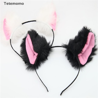 Tetemomo Women Girls Fashion Cute Cat Ears Headband Cosplay Costume Party Accessories MX