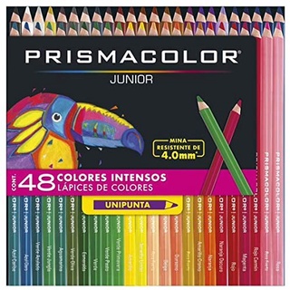 Lápices de Colores Prismacolor Caja con 48 Piezas Largos Redondos