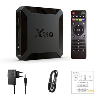 stab x96q smart tv box y roid 10.0 allwinner h313 quad core 2gb 16gb 4k set-top box