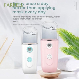 FARRELL USB Rociador de niebla facial Viaje Instrumentos de belleza Pulverizador nano Humidificador Portátil Recargable Herramientas para el cuidado de la piel de la cara Hidratante Vaporizador facial/Multicolor