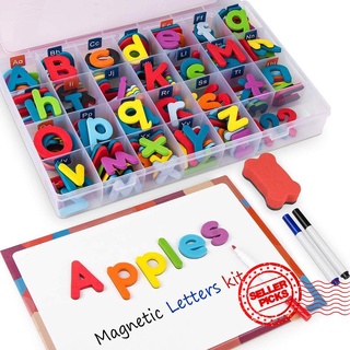 abc magnético colorido alfabetos letras números formas educativas para niños imán bloque de juguete b5v8