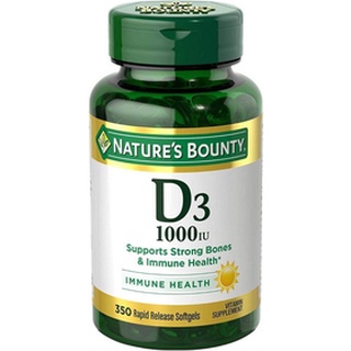 Vitamina D3 Nature's Bounty 1000 Iu 350caps