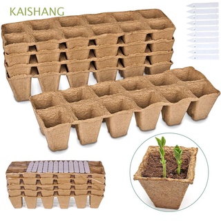 kaishang 10pcs vivero bandeja de propagación de semillas caja de semillas bandeja de semillas de inicio de semillas planta biodegradable germinación suculenta ecológica maceta