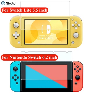 Vidrio templado para Nintendo Switch 6.2 pulgadas HD transparente Protector de pantalla para Nintendo Switch Lite vidrio de 5,5 pulgadas