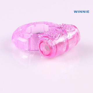 Winnie Flexible vibrador pene polla Delay anillo G-spot estimulador pareja adultos juguete sexual (9)
