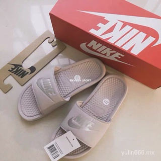 YL🔥Stock listo🔥Nike hombres mujeres pareja Unisex Selipar Nike sandalias verano kasut Perempuan chancla zapatillas