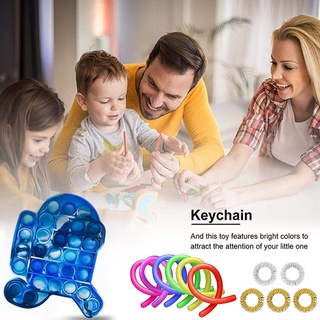 1 paquete de juguetes sensoriales diferentes interesantes sensoriales Fidget juguetes conjunto de alivio del estrés juguete para niños adultos