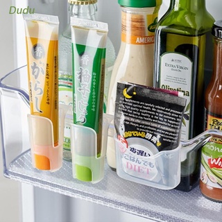 Dudu 2/3Pcs refrigerador colgante caja de almacenamiento de mostaza condimento bolsa de salsa botella Mini Rack titular estante organizador percha accesorios de cocina