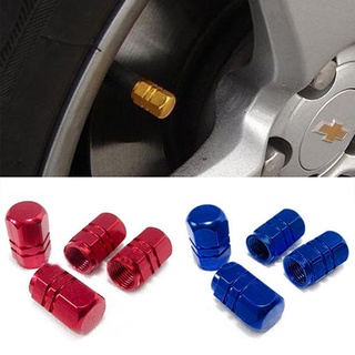 4 Pcs Tire Caps Dustproof Anti-corrosion Aluminum Hexagonal Valve Caps for Car (1)