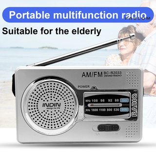 Bc-r2033 Mini grabadora De radio Am Fm/radio De bajo Consumo De energía incorporada con banda Completa