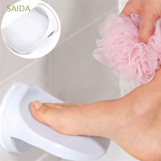 SAIDA for Back Pain Sufferers Pedal Shaving Leg Foot Step Shower Foot Rest Non-slip Bathroom Suction Cup Wall-mounted Washing Feet No Drilling Grip Holder/Multicolor (1)