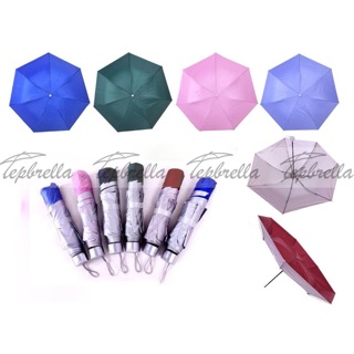 Paraguas plegable 3 llano Lapis plata/guagua promocional/impresión de pantalla a prueba de viento/sombra de recuerdo