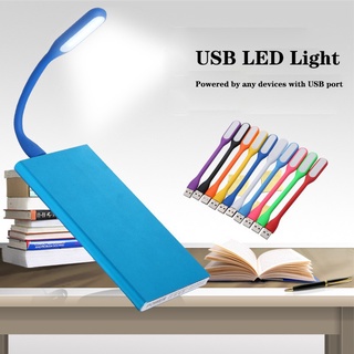 USB LED luz de libro Flexible plegable LED USB lámpara de lectura DC 5V luz de noche para banco de energía ordenador portátil portátil (1)