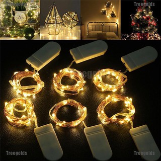 Treegolds - cadena de luces LED de 1 m/2 m/3 m/5 m para fiesta, decoración de boda, navidad (1)