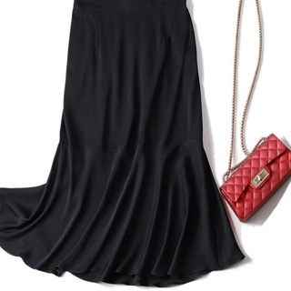 ➴ Falda peplum mujer/falda larga shakila Material tamaño ajuste a xl ❋