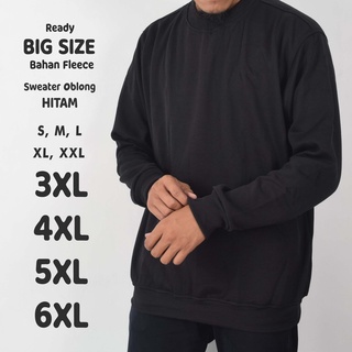 Jumbo - suéter negro para hombre, talla grande, S M L XL XXL, 3XL, 4XL, 5XL, 6XL (1)