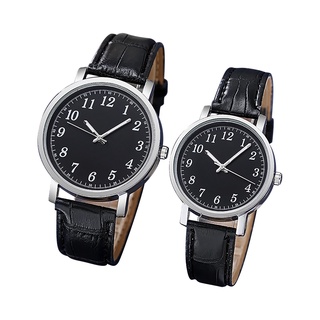 [PALARNA] Couple Quartz Digital Watch Luxury Chronograph Leather Men's Women's Gift (2)