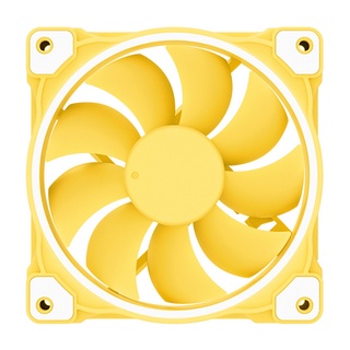 id-cooling zf-12025 pwm - carcasa para radiador (amarillo)