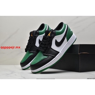 Nike Air Jordan 1 Low "Bred Toe AJ1" 553558-371 men and women general Low basketball shoes for casual sneakers a9