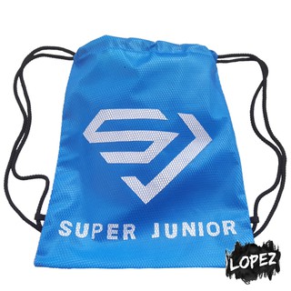 Super Junior Net Bag/ KPop Suju Elf bolsa con cordón