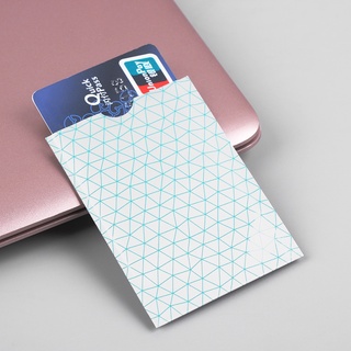 TOPBO 10 Pcs Inteligente Cartera de bolsillo Lector de tarjetas Cubierta protectora Titular de la tarjeta Seguridad Bloqueo RFID Aluminio Robo Tarjeta de crédito (6)