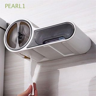 PEARL1 Accesorios de baño Portarrollos Estante de baño Caja de|Soporte para papel tisú Inodoro Nuevo Montaje en pared Organizador de papel Impermeable