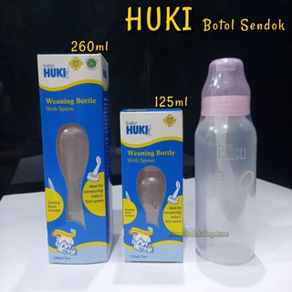 Huki - botella de destete con cuchara