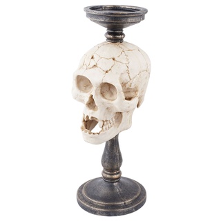 [brchiwanjimx] estatua de cráneo humano tamaño natural 1:1 realista humano adulto cráneo cabeza hueso modelo hogar fiesta de halloween dcor 13x33.5cm