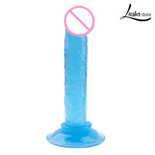 lushastore masturbación femenina suave consolador falso pene vagina punto g masajeador adulto juguete sexual (7)