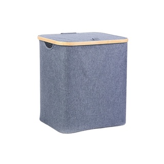 [brhellery] cesta de lavandería portátil con tapa, bolsa de lavandería plegable, para ropa, guardar espacio para dormitorio