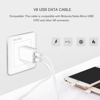 [xianrenzhang] cable cargador usb v8 micro de sincronización de datos para micro usb