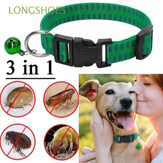 LONGSHOES Nylon Neck Strap Effective Pet Suppies Dog Collar Kill Insect Mosquitoes Outdoor Insecticidal Safety Adjustable Anti Flea Mite Tick/Multicolor