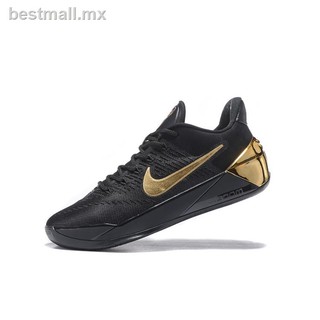 Original Nike Kobe A.D. negro/Metallic Gold zapatos de baloncesto para hombre
