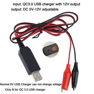 Natu QC3.0 USB a 5V a 12V AA 9V eliminador de batería reemplazar 4-8pcs AA AAA baterías (6)