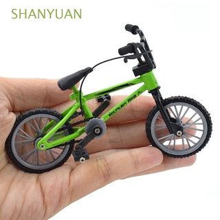 shanyuan de alta calidad dedo bmx bicicleta de aleación bicicleta de montaña mini dedo bicicleta dedo bicicleta regalo modelo de juguetes para niños creativo juego de freno cuerda mini bicicleta