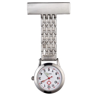 yunnfue reloj portátil broche estilo Metal enfermera reloj de bolsillo para regalo (7)