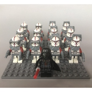 Ahsoka Mandalorian Yoda Legion Star Wars Compatible con Legoing Minifigures bloques de construcción juguetes para niños (4)