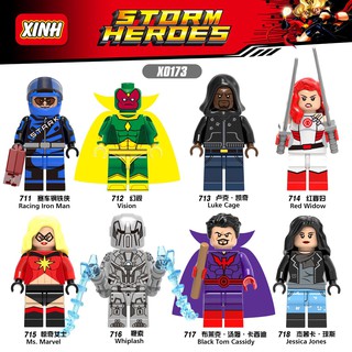 X0173 XH718 Whiplash Compatible with Lego Minifigures Marvel Avengers Endgame SpiderMan Jessica Jones Luke Cage Hyperion Building Blocks Kids Toys (1)