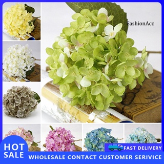 FSNC ☆ 1 ramo de flores de seda Artificial de imitación, hojas de hortensias, boda, fiesta, manualidades