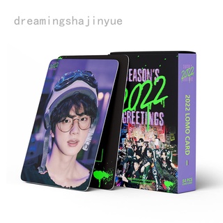 Dreamingshajinyue Jjiuad 54 Unids/Set Kpop BTS Lomo Card 2022 SEASON'S GREETINGS Postal Tarjetas Fotográficas Para La Colección De Fans
