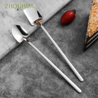 zhouhua creative cucharas de cena helado cuchara de café cuchara cuchara vajilla beber cocina vajilla en forma de pala para beber vajilla vajilla