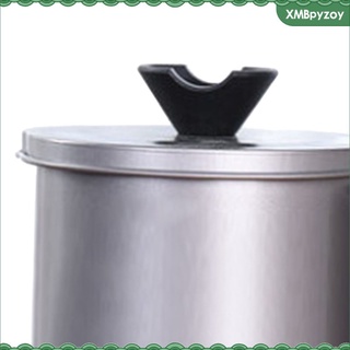 [yzoy] recipiente de grasa con colador de 2 litros de capacidad para cocina, acero inoxidable, con colador y tapa