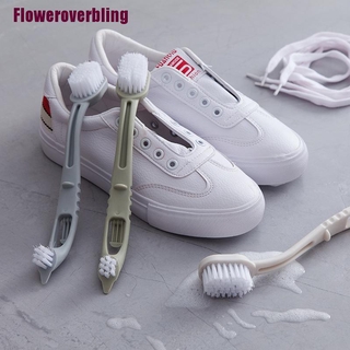 brocha De zapatos floreroverbling con doble cabeza Para limpiar zapatos/tenis/cepillo