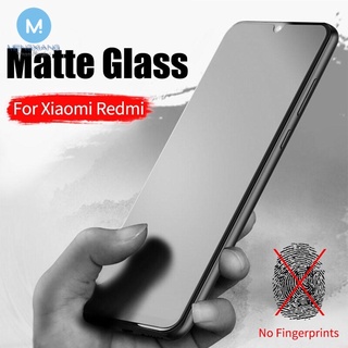 2Pcs Matte Tempered Glass Xiaomi Redmi Note 10 10S 8 9S Pro Max Redmi 9A 9C 9T 9 K20 K30 7 7A 8 8A Pocophone POCO F1 M2 M3 X3 NFC Pro Frosted Tempered Glass Screen Protector