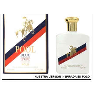 Perfume Pool Blue Spore Para Caballero (Polo Sport)